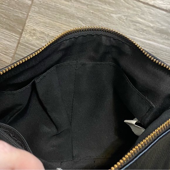 A New Day Black Faux Leather Crossbody Purse - Picture 12 of 13